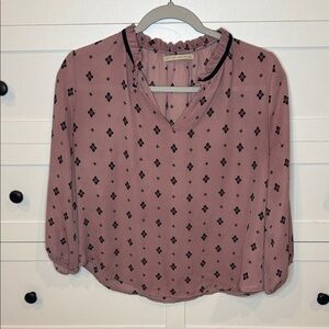 Active USA Shear 3/4 sleeve Blouse